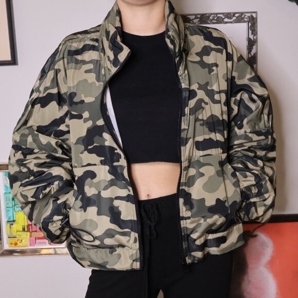 zara Jackets & Blazers - Zara camouflage jacket